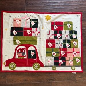 Crate & Barrel Whimsy Elf Felt Advent Calendar Pockets Crate And Kids Countdown
